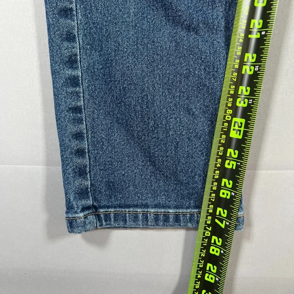 C&A Skinny Jeans Mens 33 Blue Denim Mid Rise Zip Fly Medium Wash Streetwear